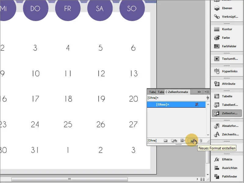 Mendesain kalender foto termasuk halaman depan di Adobe InDesign.