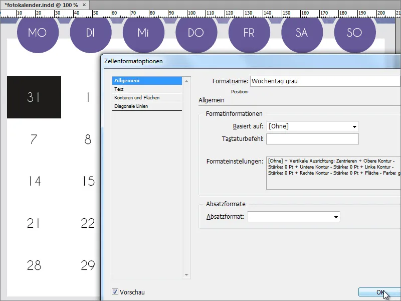 Mendesain kalender foto termasuk sampul depan menggunakan Adobe InDesign.