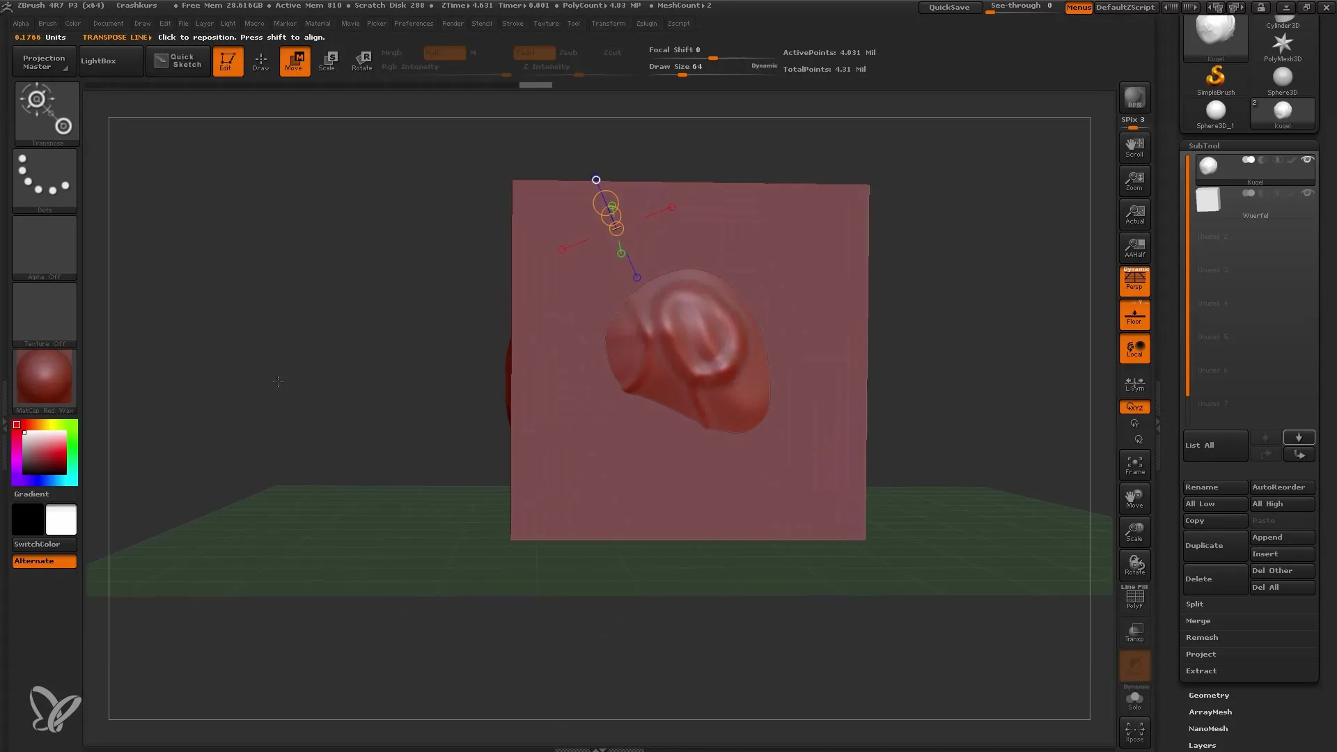 ZBrush per principianti: Lavoro efficiente con subtool e maschere