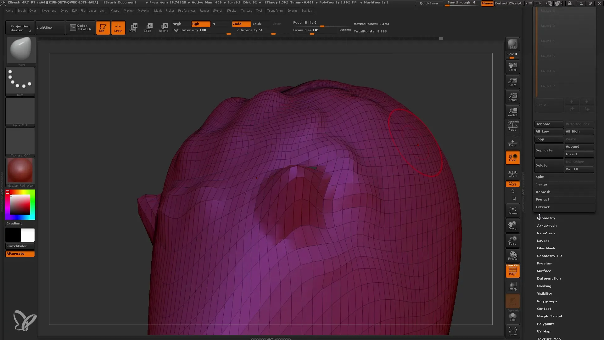 ZBrush Dynamesh: 효율적인 모델링 시작하기