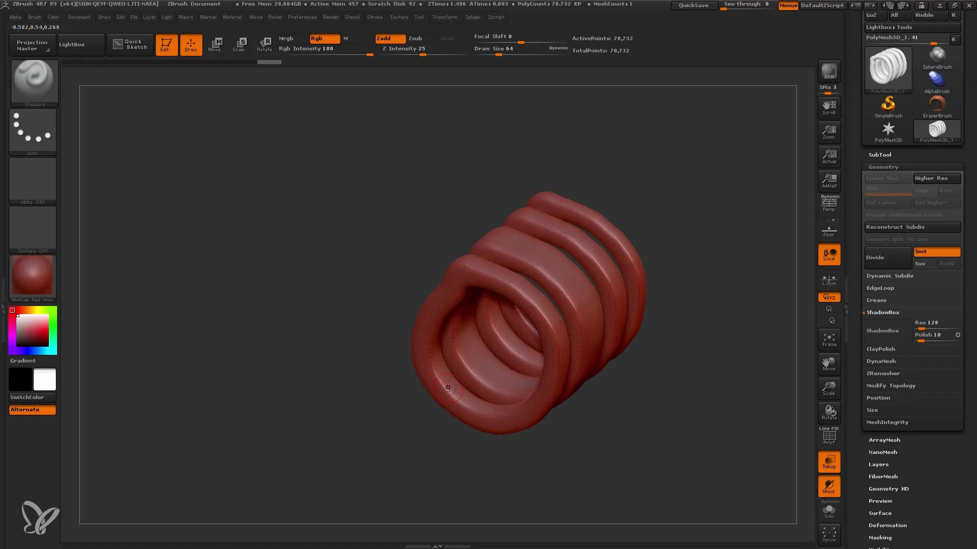 Shadowbox în ZBrush: Creează rapid modele complexe