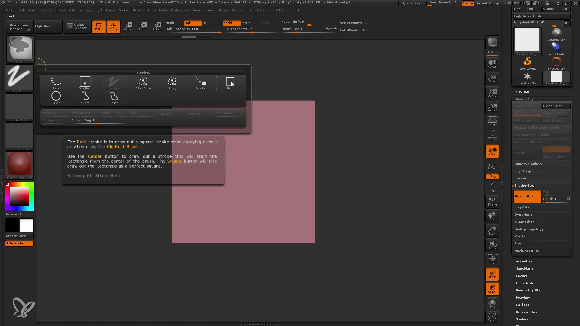 Shadowbox în ZBrush: Creează rapid mesh-uri complexe