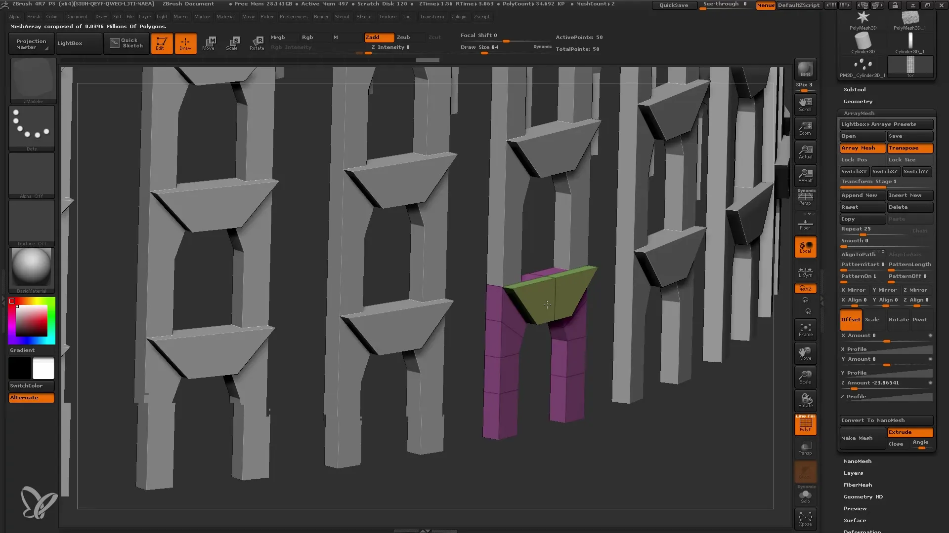 ZBrush ArrayMesh: Ghid complet pentru începători