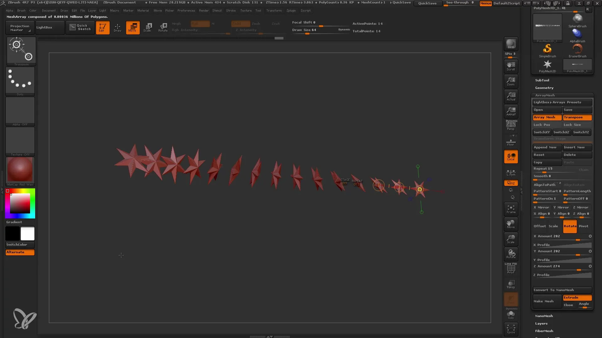 ZBrush ArrayMesh: Ghid complet pentru începători