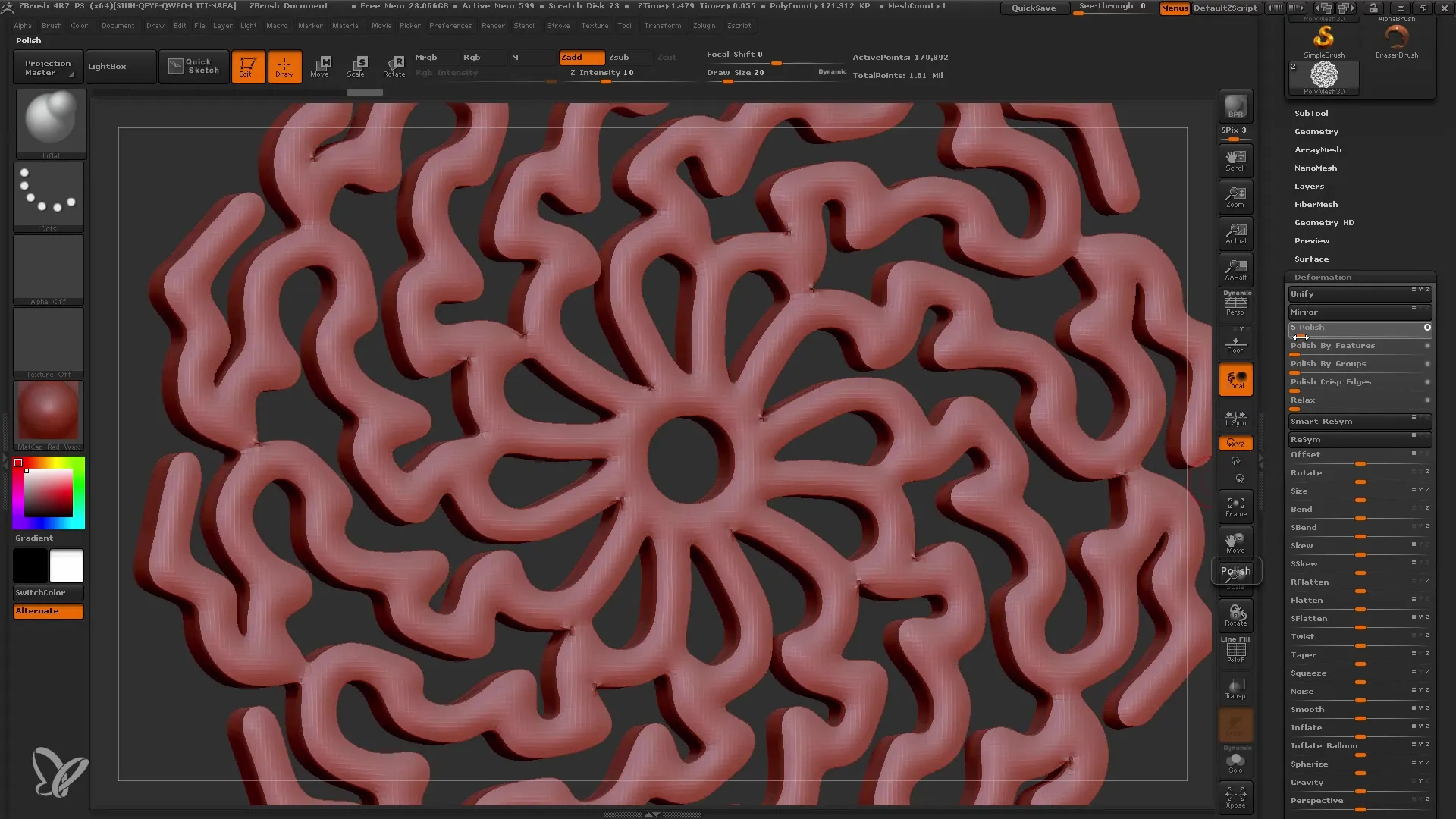 Învață să folosești pensula MatchMaker în ZBrush