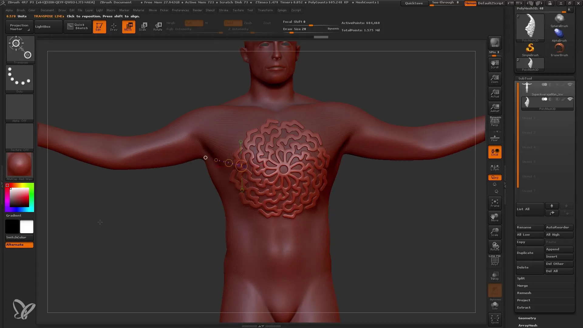Stăpânește peria MatchMaker în ZBrush