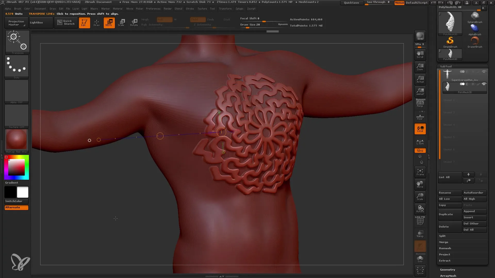 Stăpânește peria MatchMaker în ZBrush