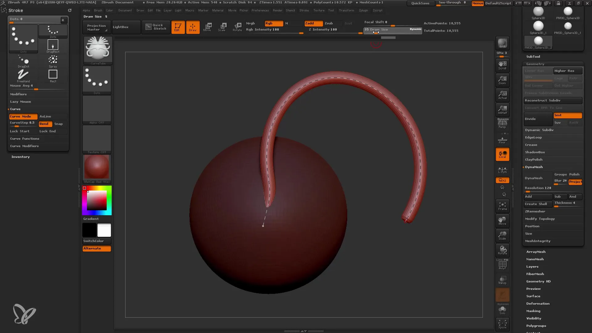Introducción a las Curvas en ZBrush para principiantes