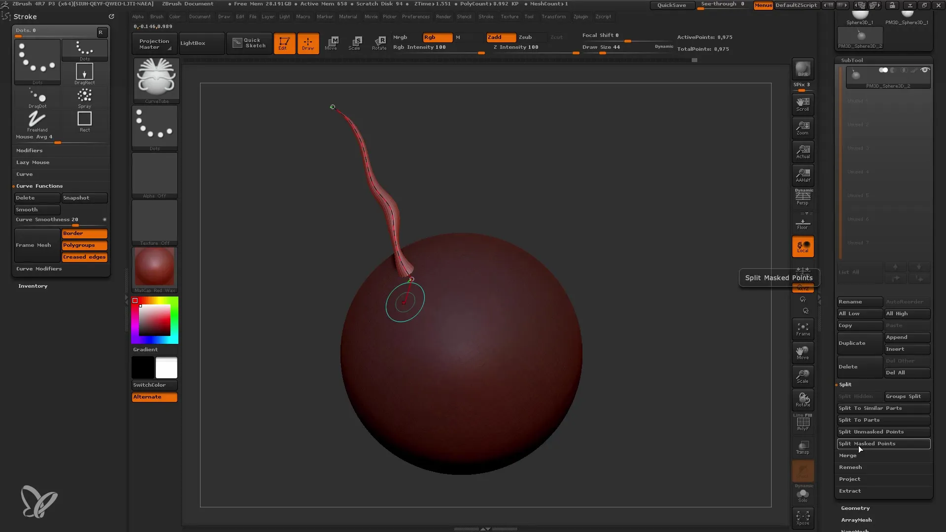 Introducción a los pinceles de curvas en ZBrush para principiantes