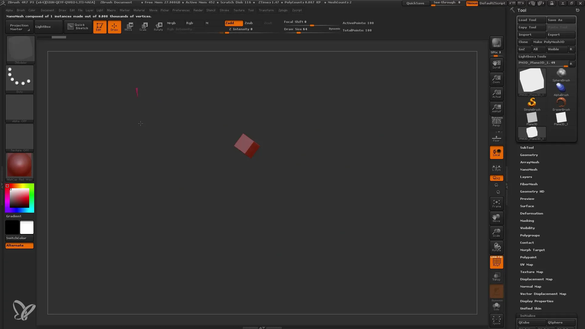 ZBrush Nanomesh made easy for beginners