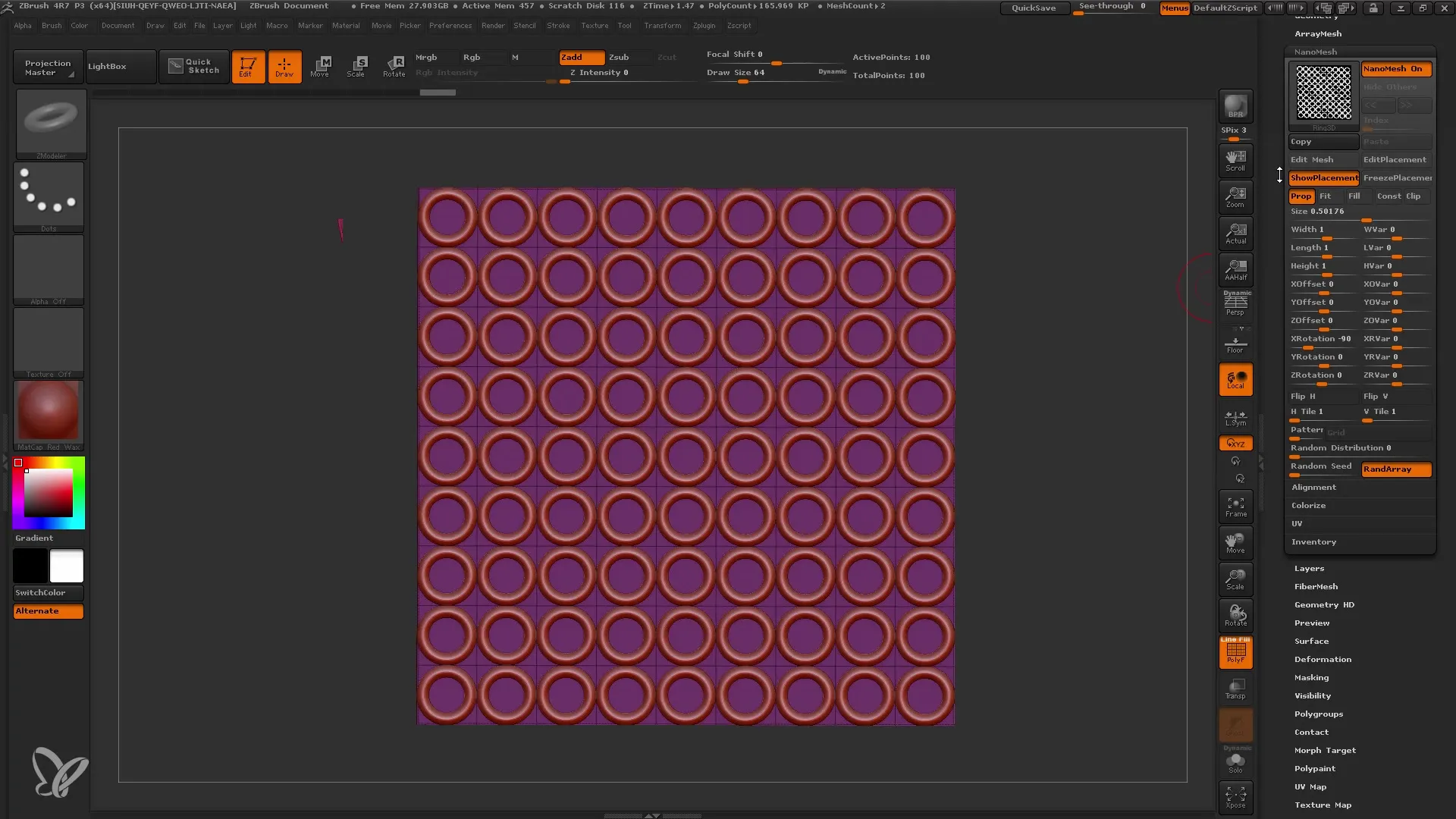 ZBrush Nanomesh made easy for beginners