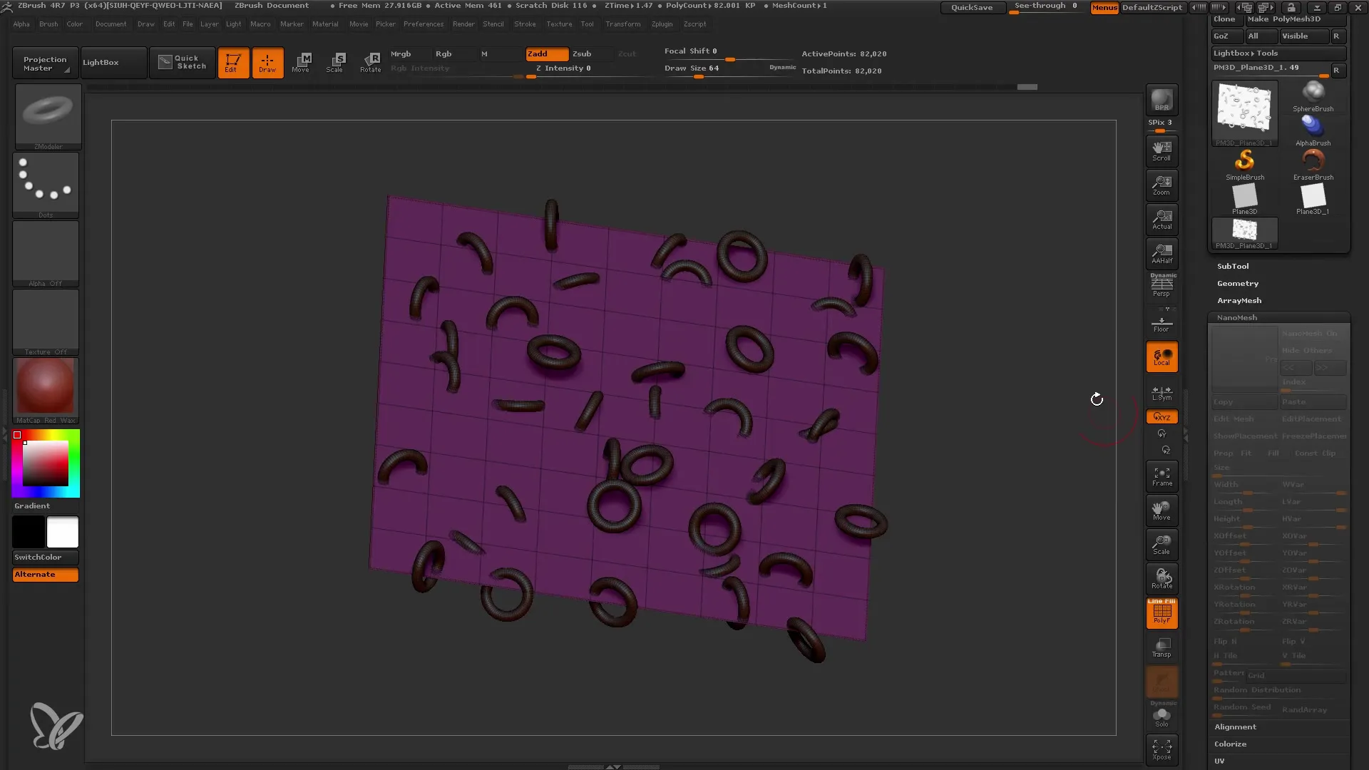 ZBrush Nanomesh made easy for beginners