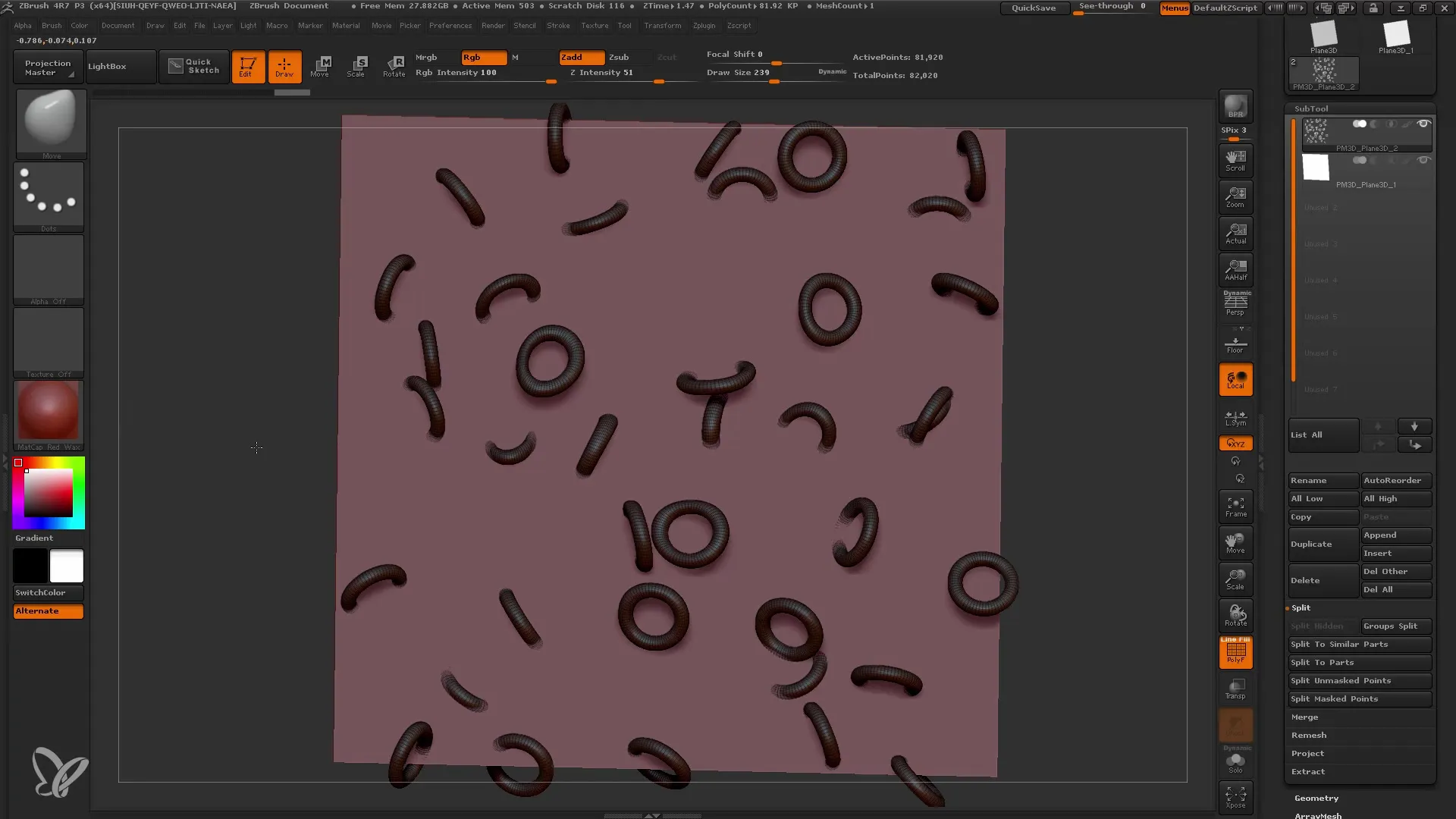 ZBrush Nanomesh made easy for beginners