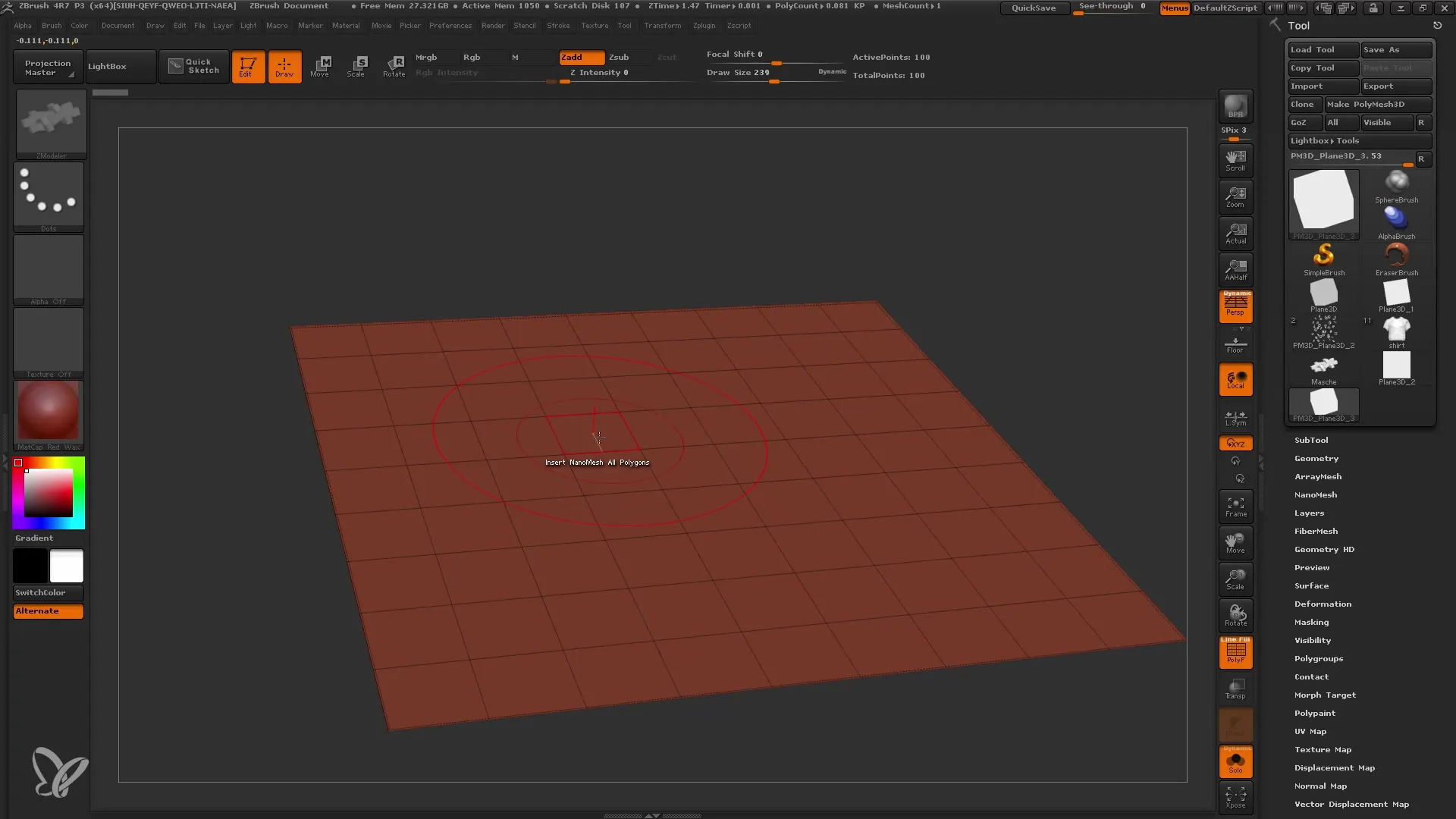 ZBrush Nanomesh made easy for beginners