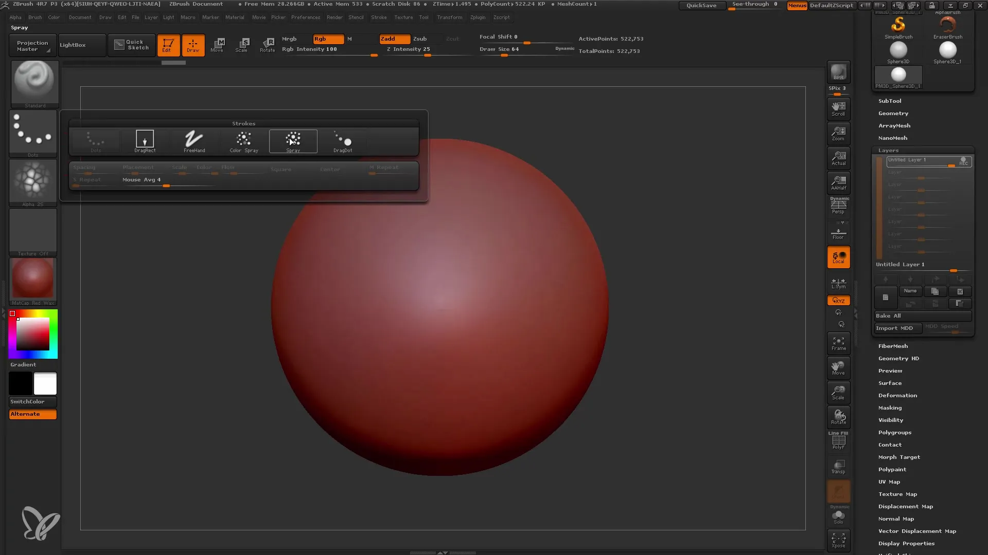 ZBrush per principianti: capire i Layer e i Morph Targets
