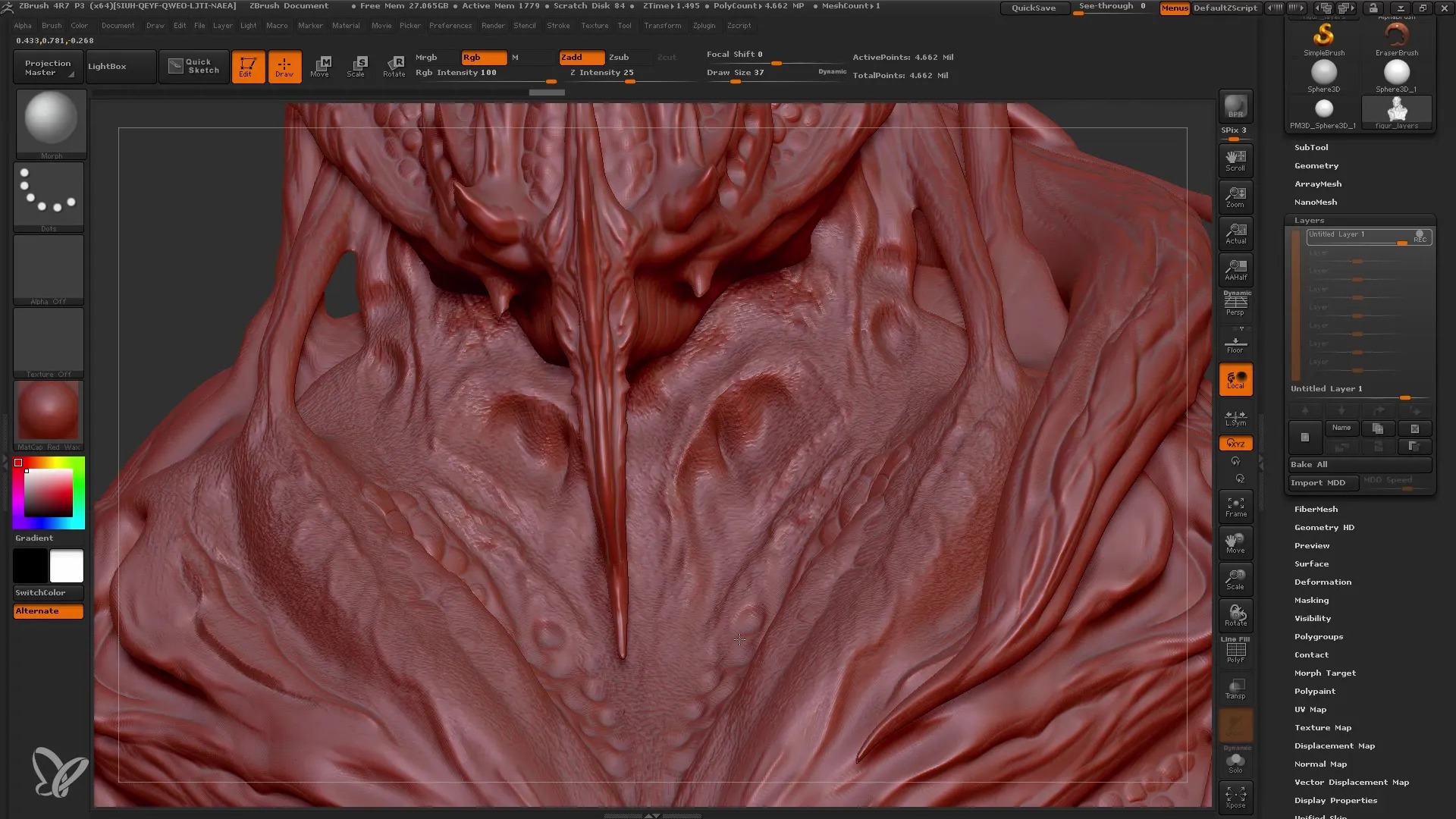ZBrush per principianti: comprendere i layer e i Morph Targets