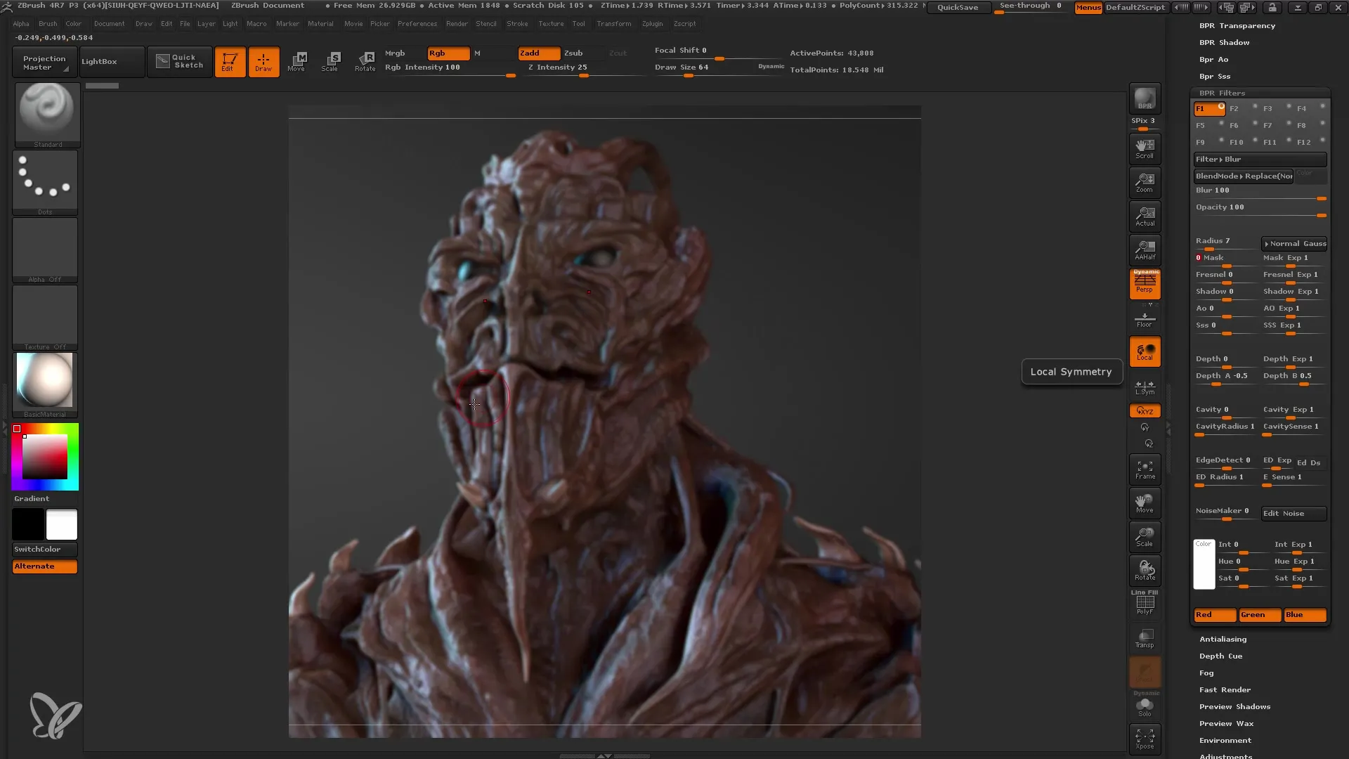 Rendering efficace in ZBrush per principianti