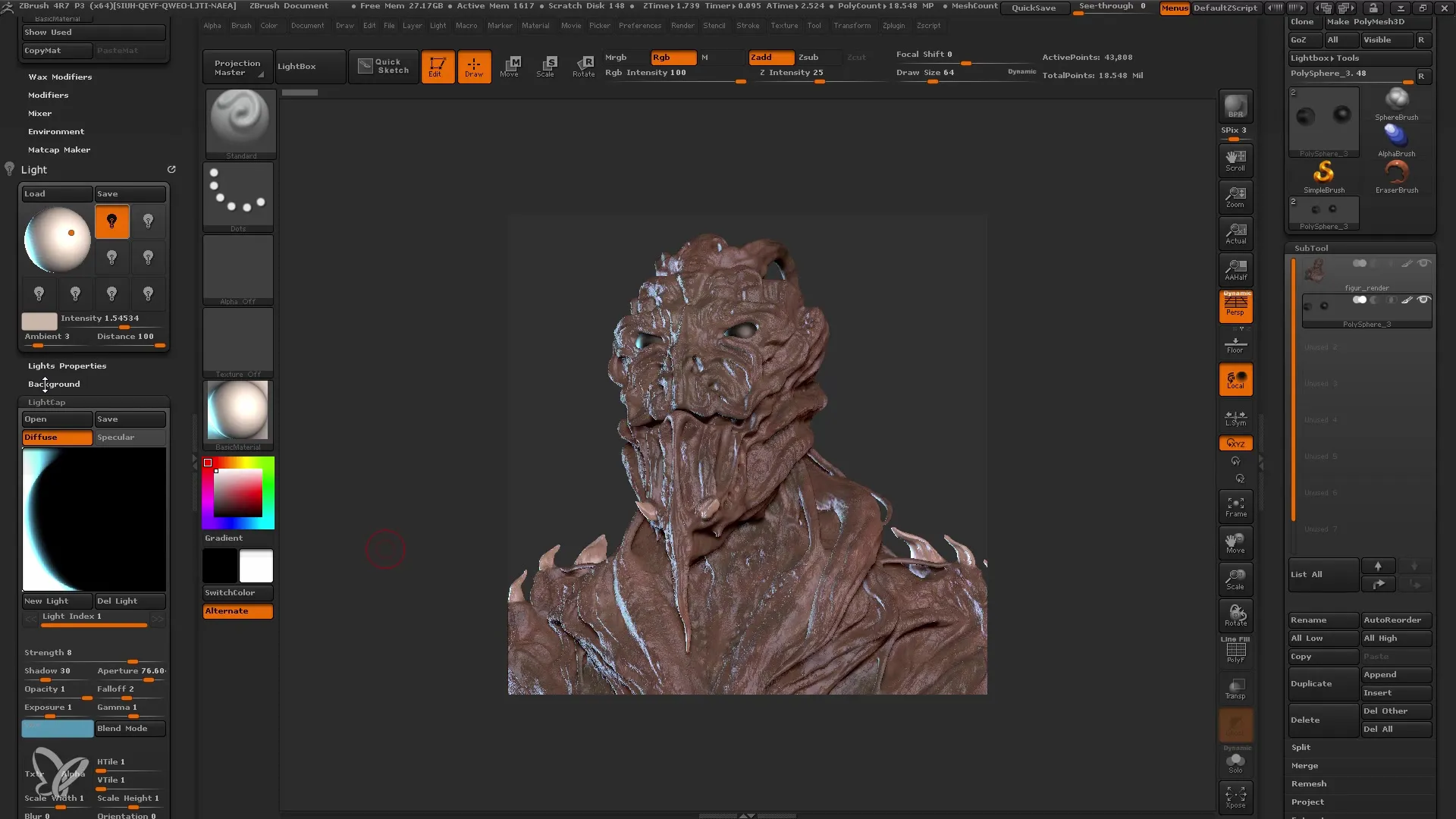 Rendering efficace in ZBrush per principianti