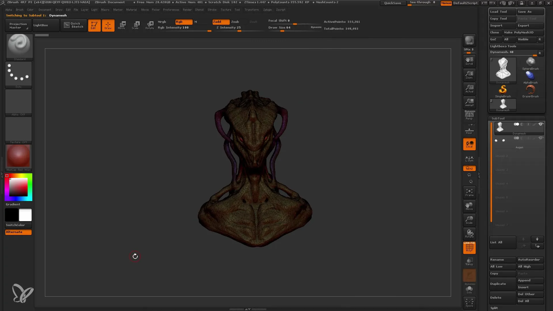 Guía de ZBrush para mallas limpias con ZRemesher