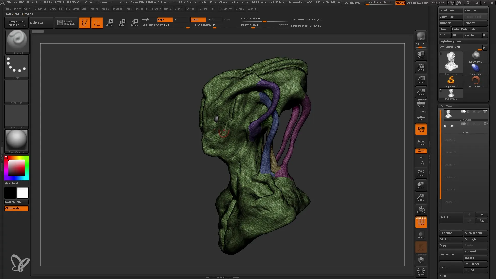 Tutorial de ZBrush para obtener mallas limpias con ZRemesher