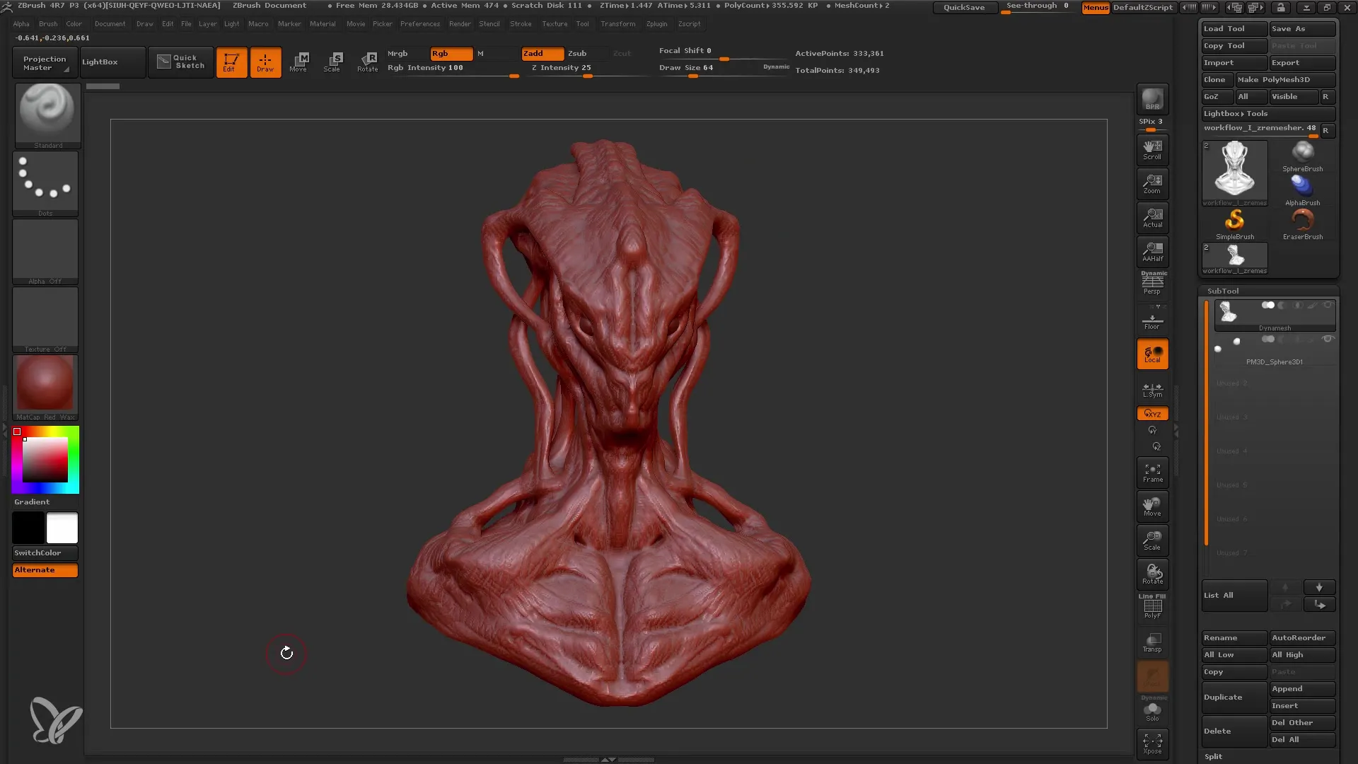 Guía de ZBrush para obtener mallas limpias con ZRemesher