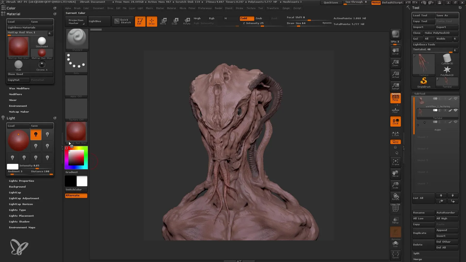 ZBrush Illuminazione e Rendering per Principianti
