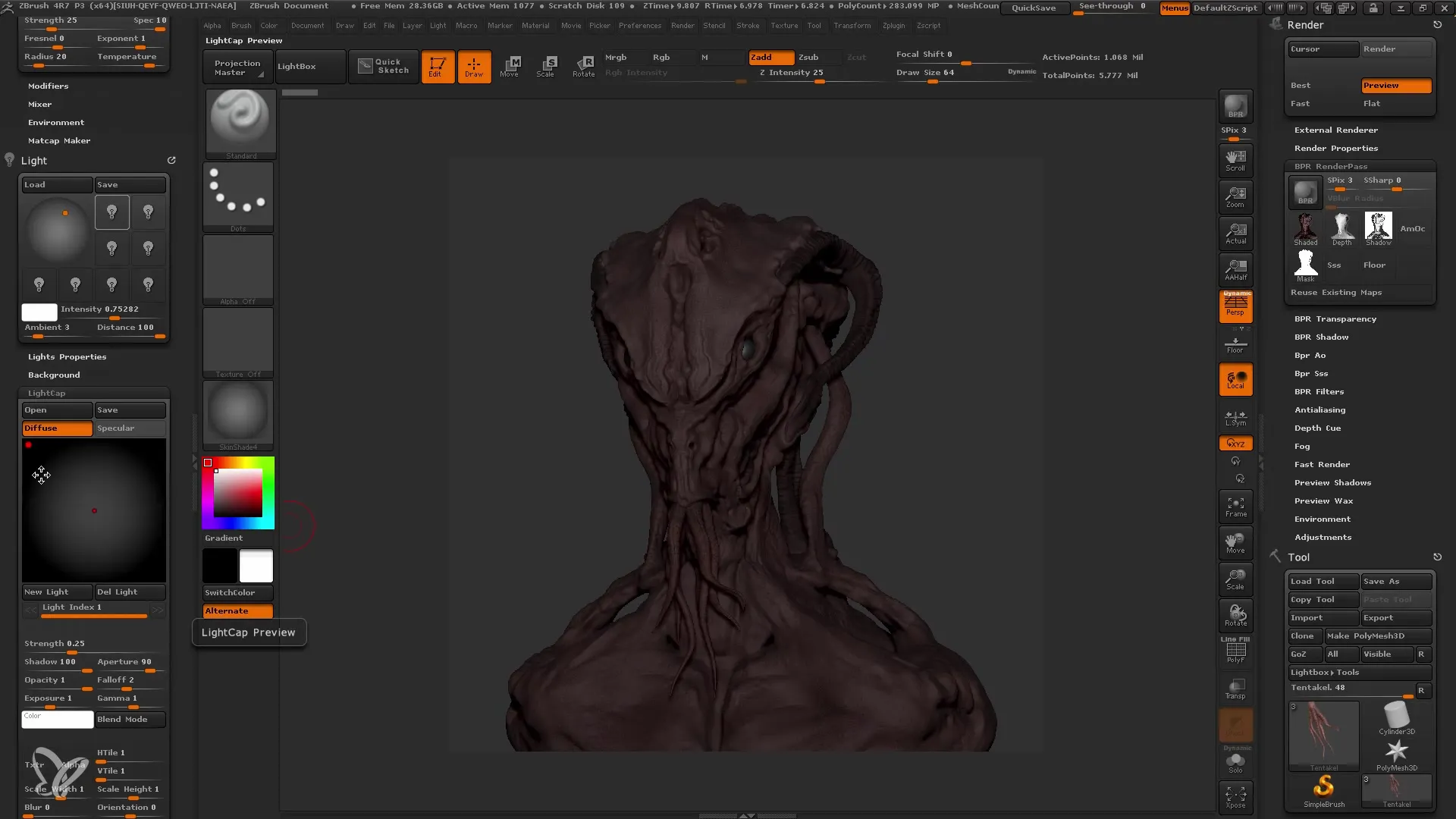 ZBrush Illuminazione e Rendering per Principianti