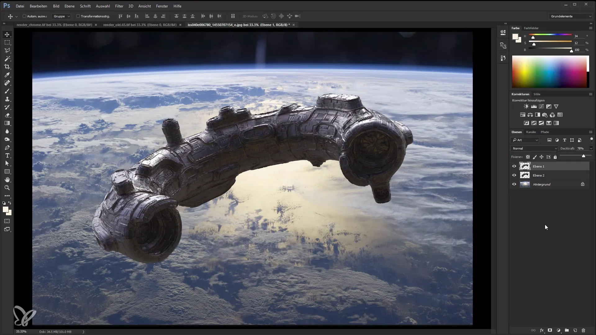 ZBrush per principianti - Compositing con Photoshop