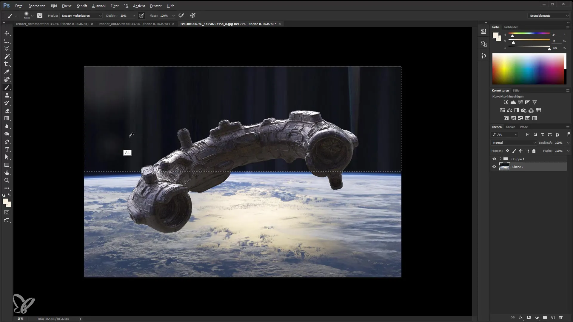 ZBrush per principianti - Compositing con Photoshop