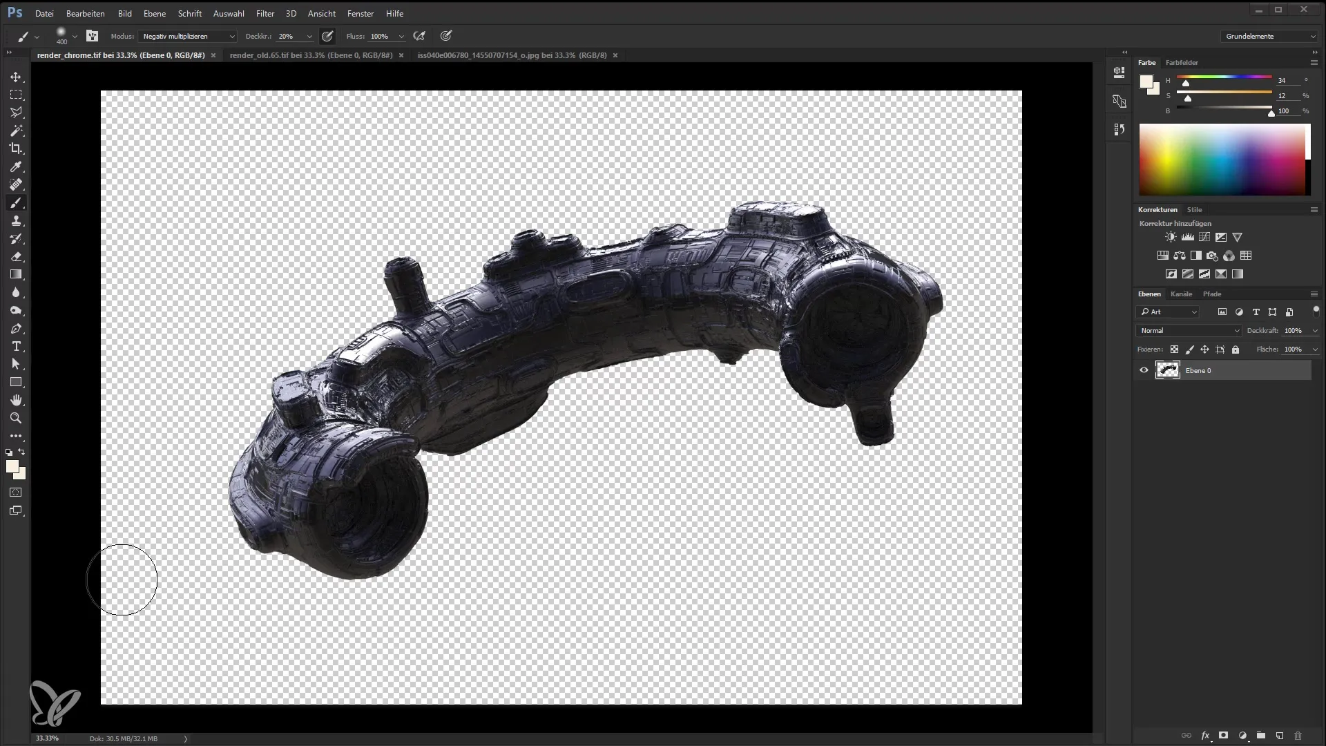 ZBrush per principianti - Compositing con Photoshop