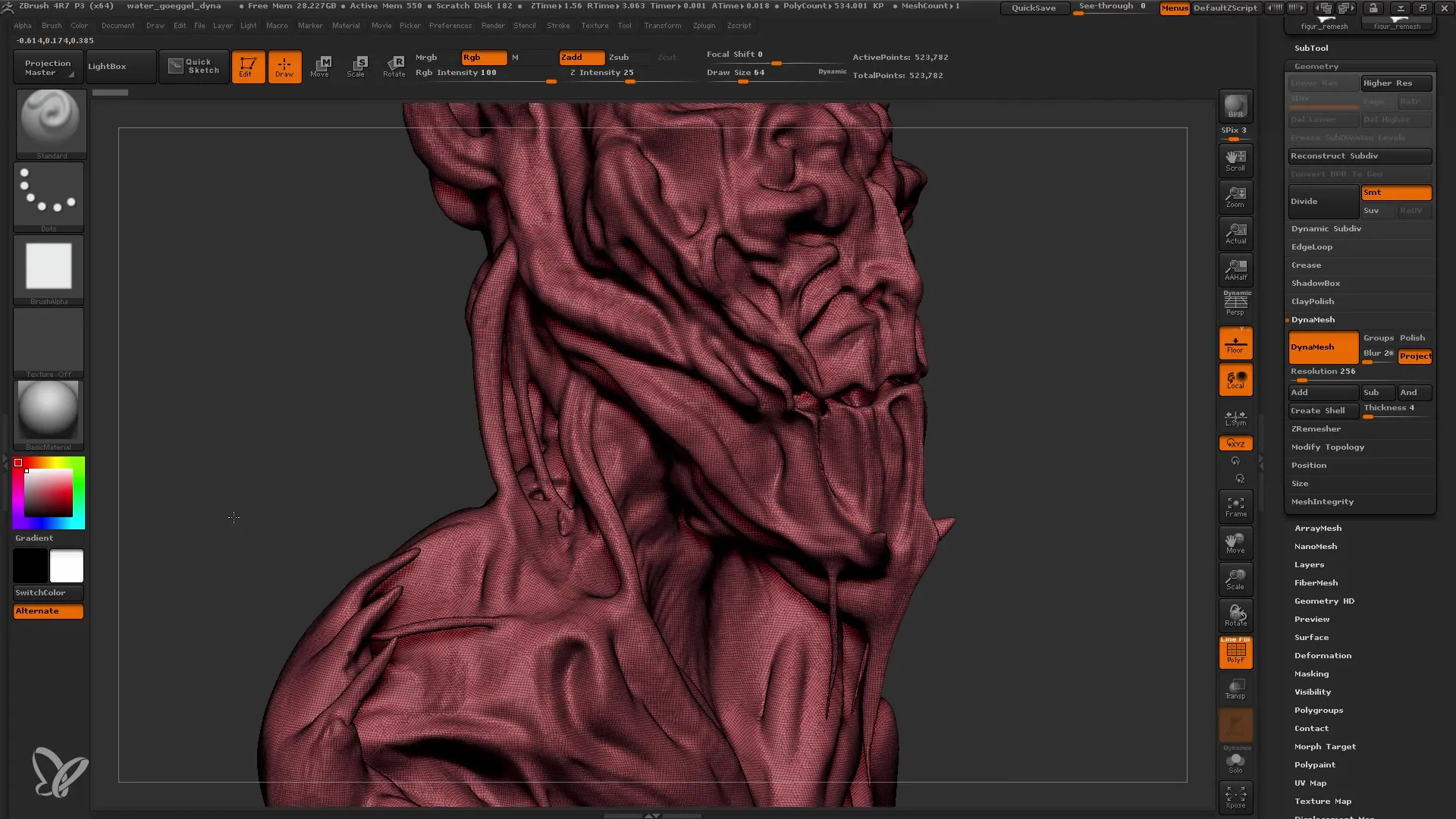 ZBrush: ZRemesher Step-by-Step Guide