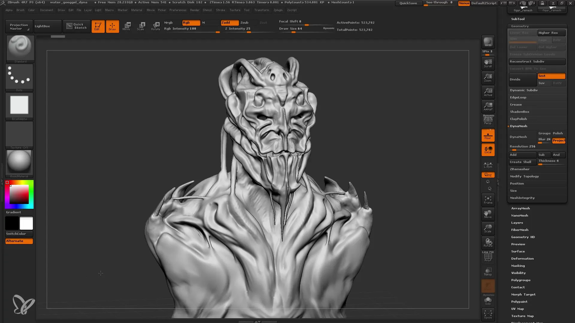 ZBrush: ZRemesher Step-by-Step Guide