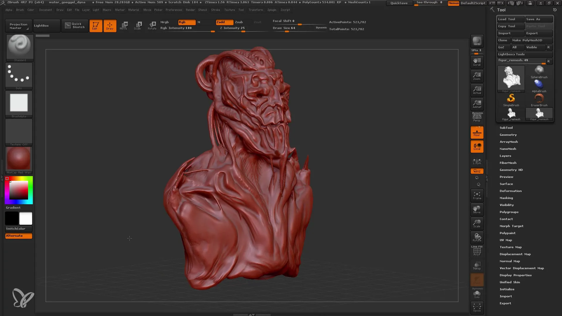 ZBrush: ZRemesher Step-by-Step Guide