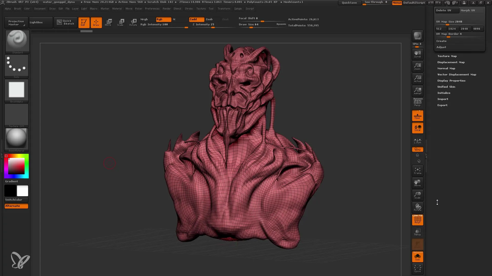 ZBrush: ZRemesher Step-by-Step Guide