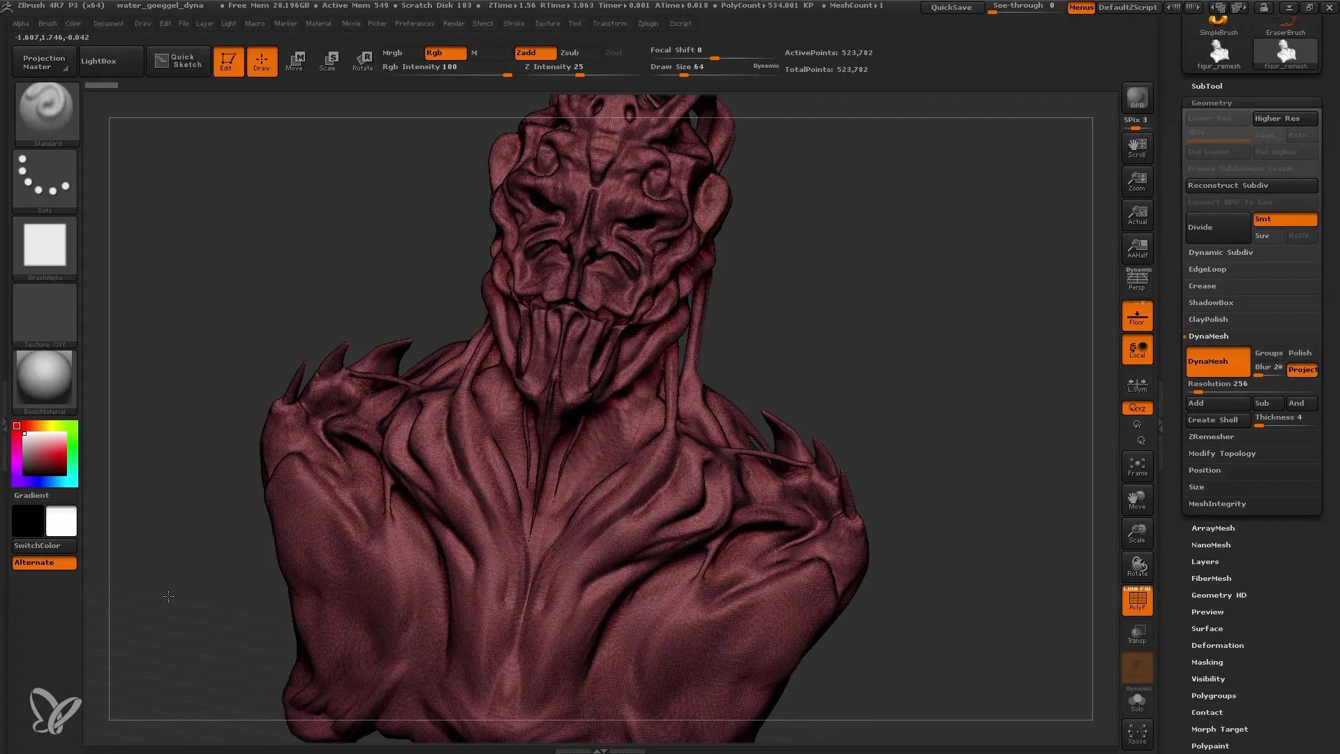 ZBrush: ZRemesher Step-by-Step Guide
