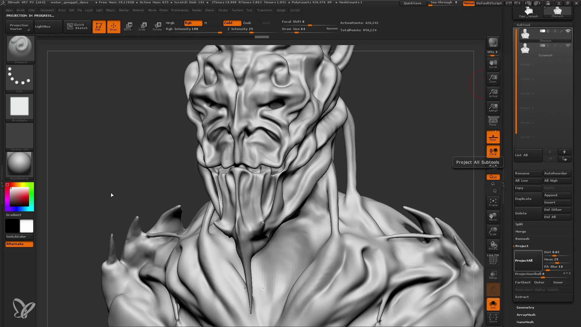 ZBrush: ZRemesher step-by-step guide