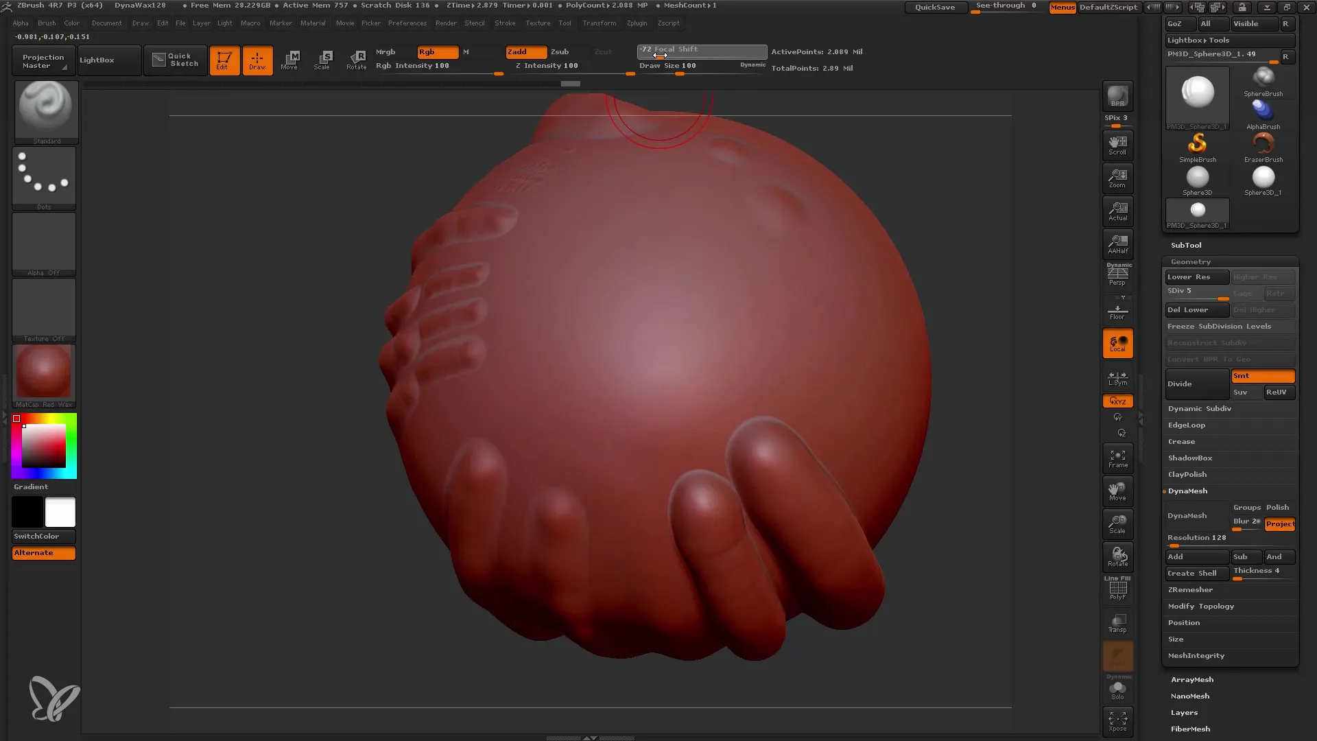 ZBrush의 브러시: 완벽한 디테일을 위한 설정