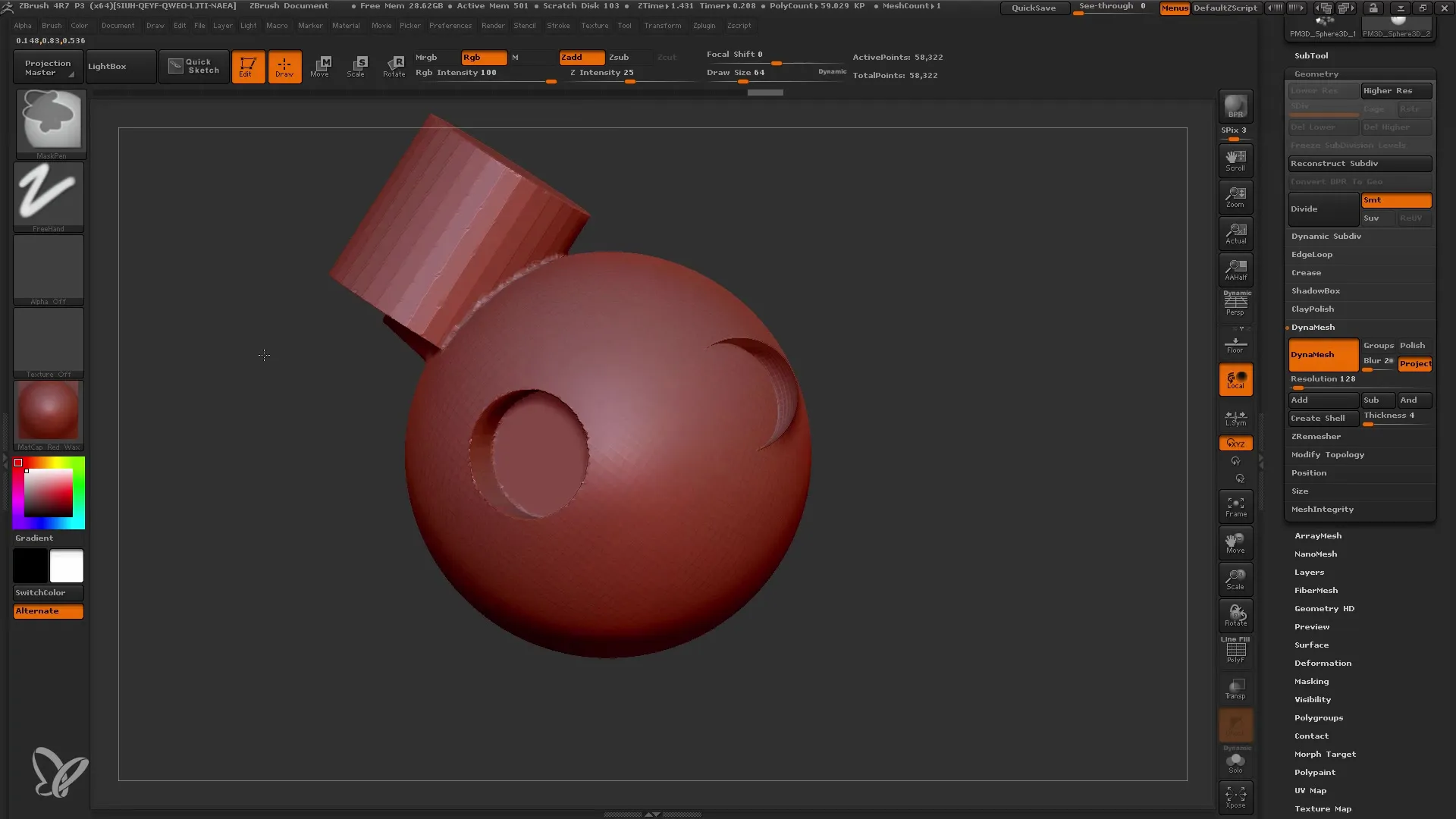 ZBrush: Utilizzare in modo efficace i pennelli Insert e Multi-Mesh