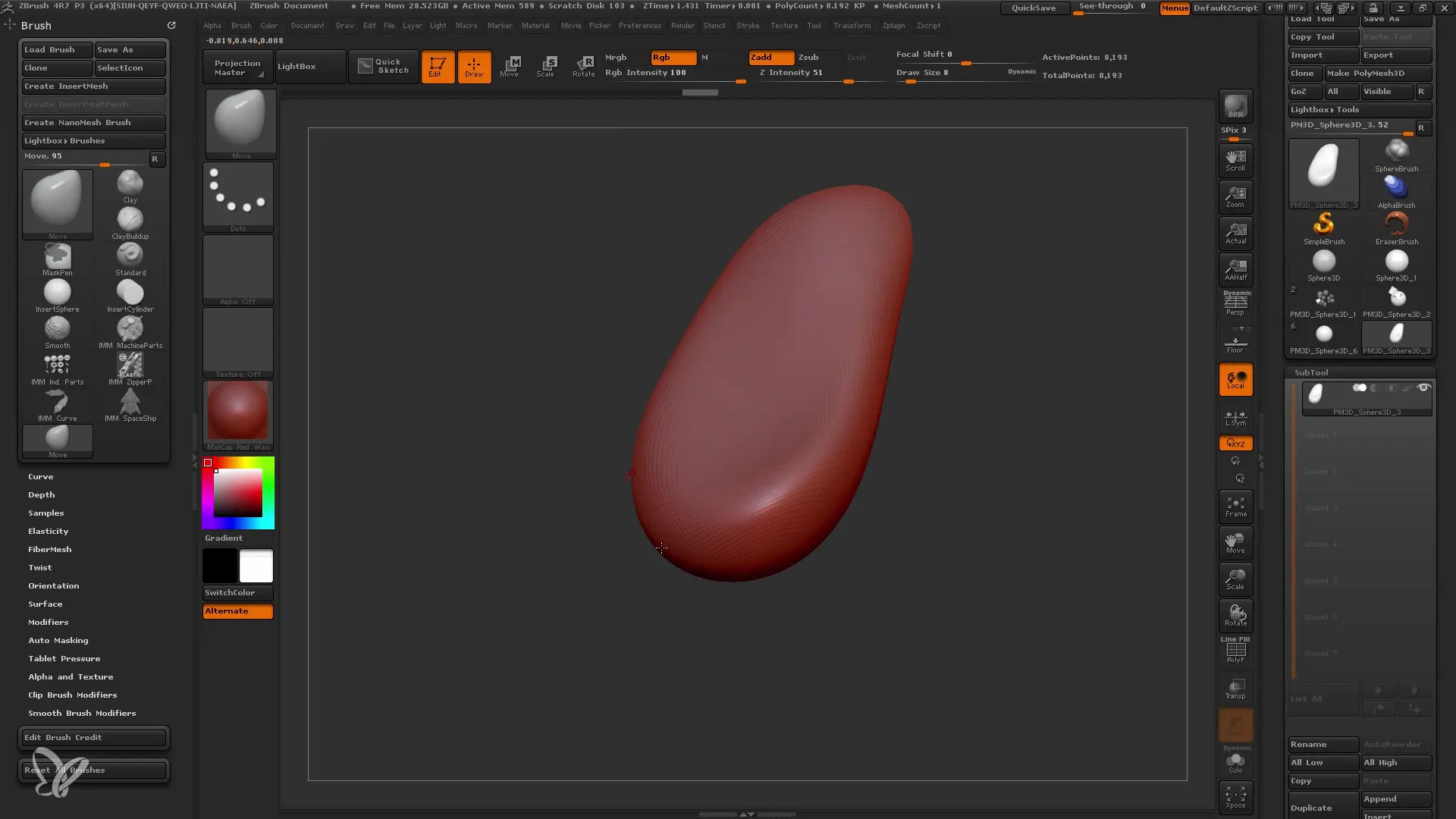 ZBrush: Utilizzare efficacemente i pennelli Insert e Multi-Mesh