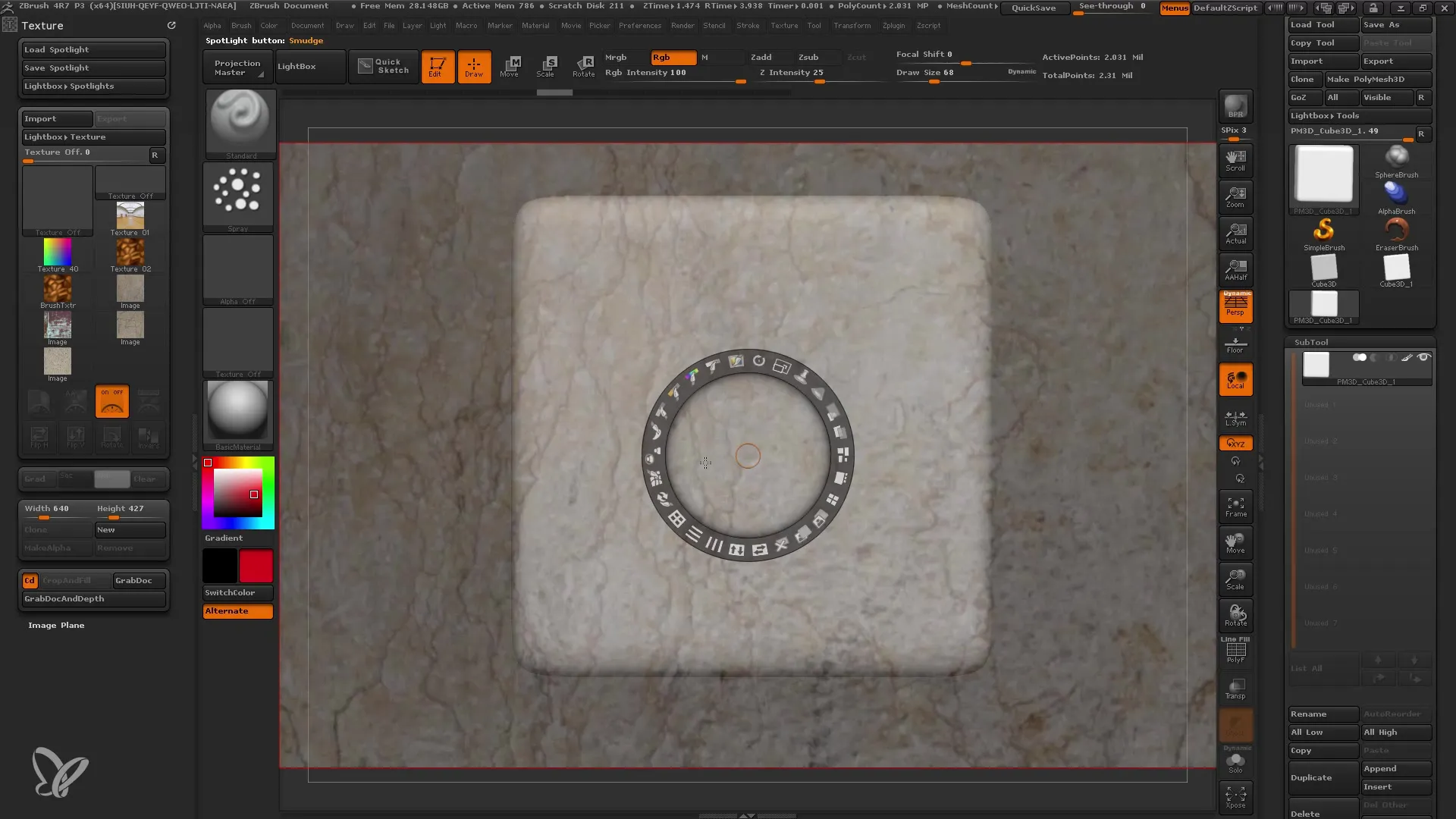 ZBrush Spotlight: Teksturering gjort let