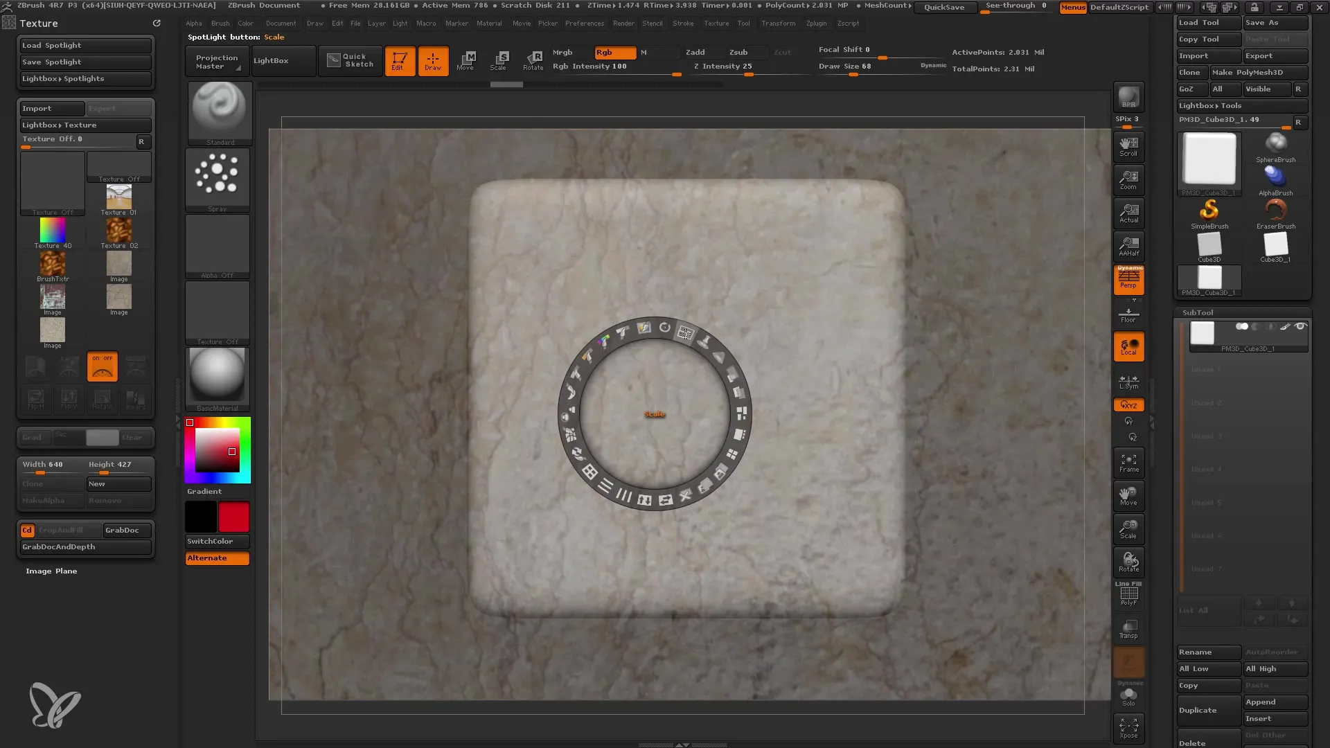 ZBrush Spotlight: Teksturering gjort let