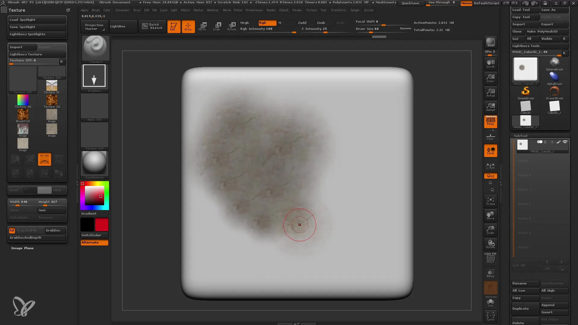 ZBrush Spotlight: Teksturering gjort let