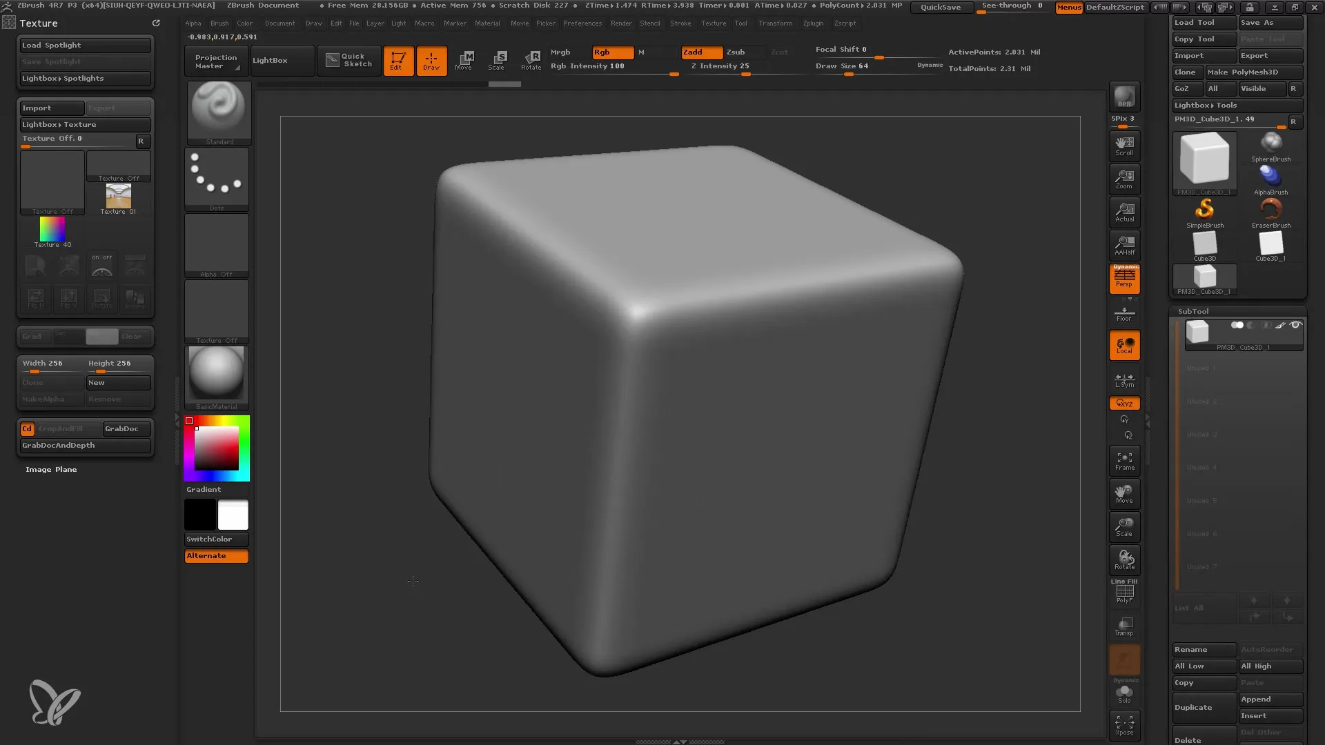 ZBrush Spotlight: Teksturering gjort let