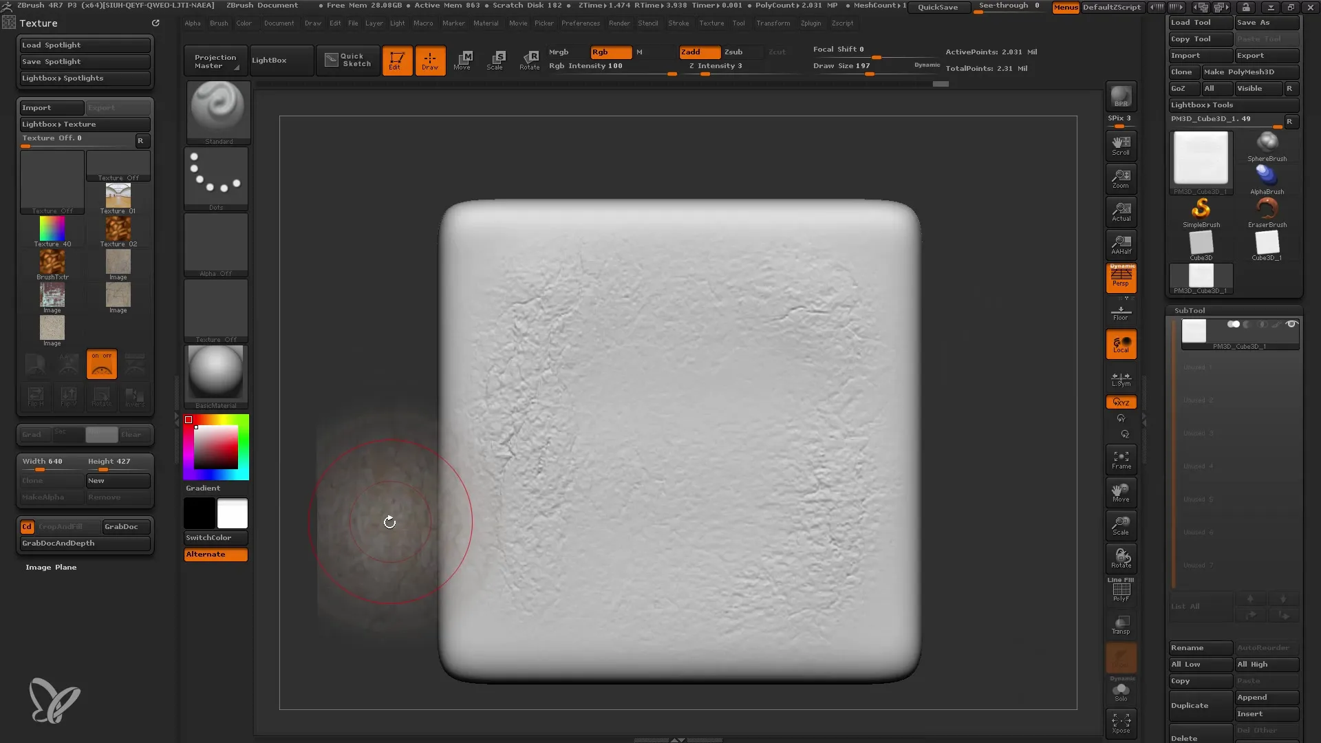 ZBrush Spotlight: Teksturering gjort let