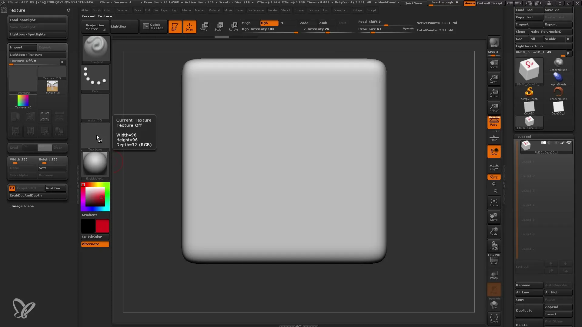 ZBrush Spotlight: Teksturering gjort let