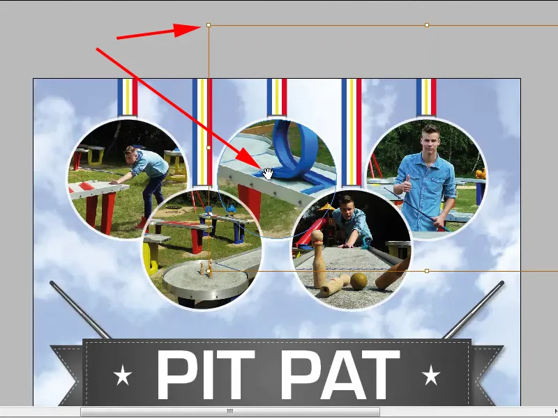 Tips & Tricks for Adobe InDesign: Content selection tool/Hide donut circle
