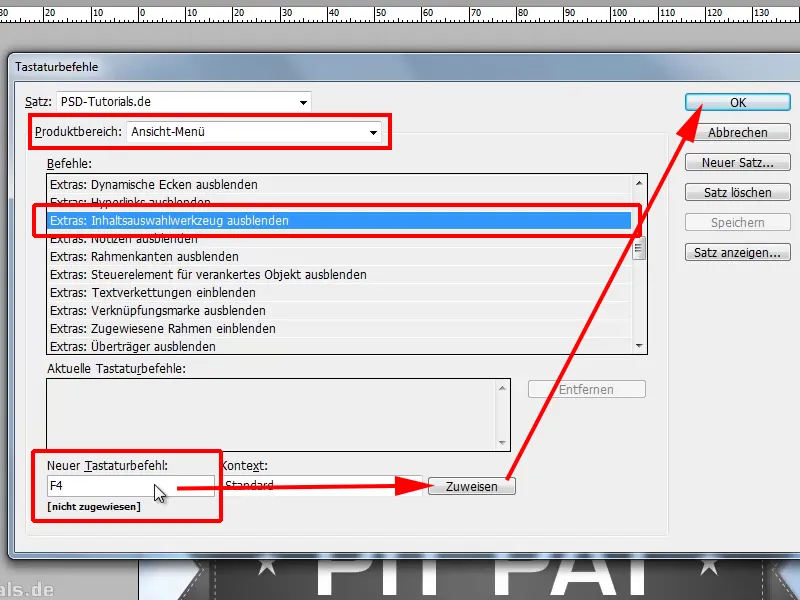 Tips & Tricks for Adobe InDesign: Content selection tool/Hide donut circle