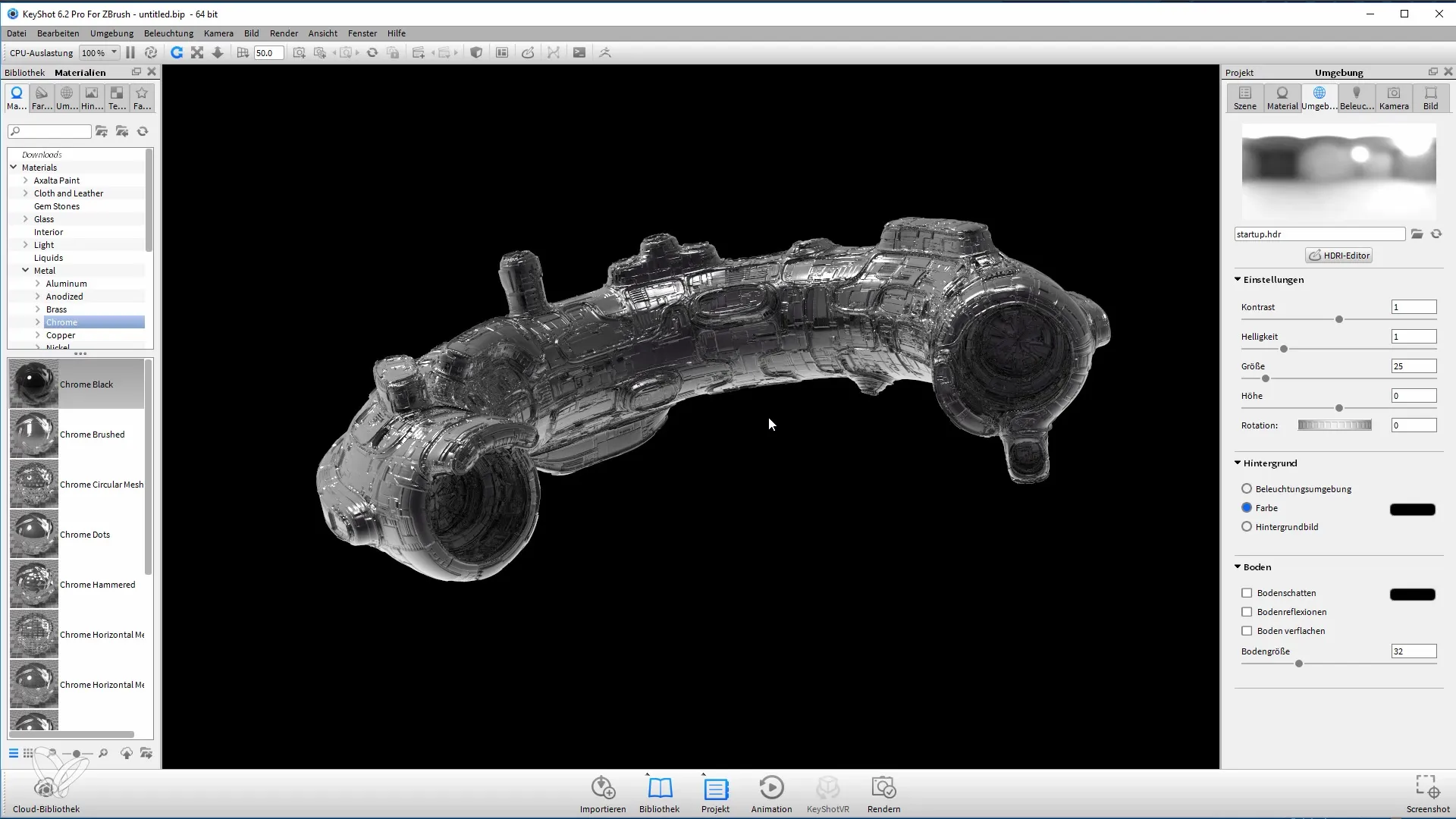 ZBrush-modellen efficiënt renderen in Keyshot