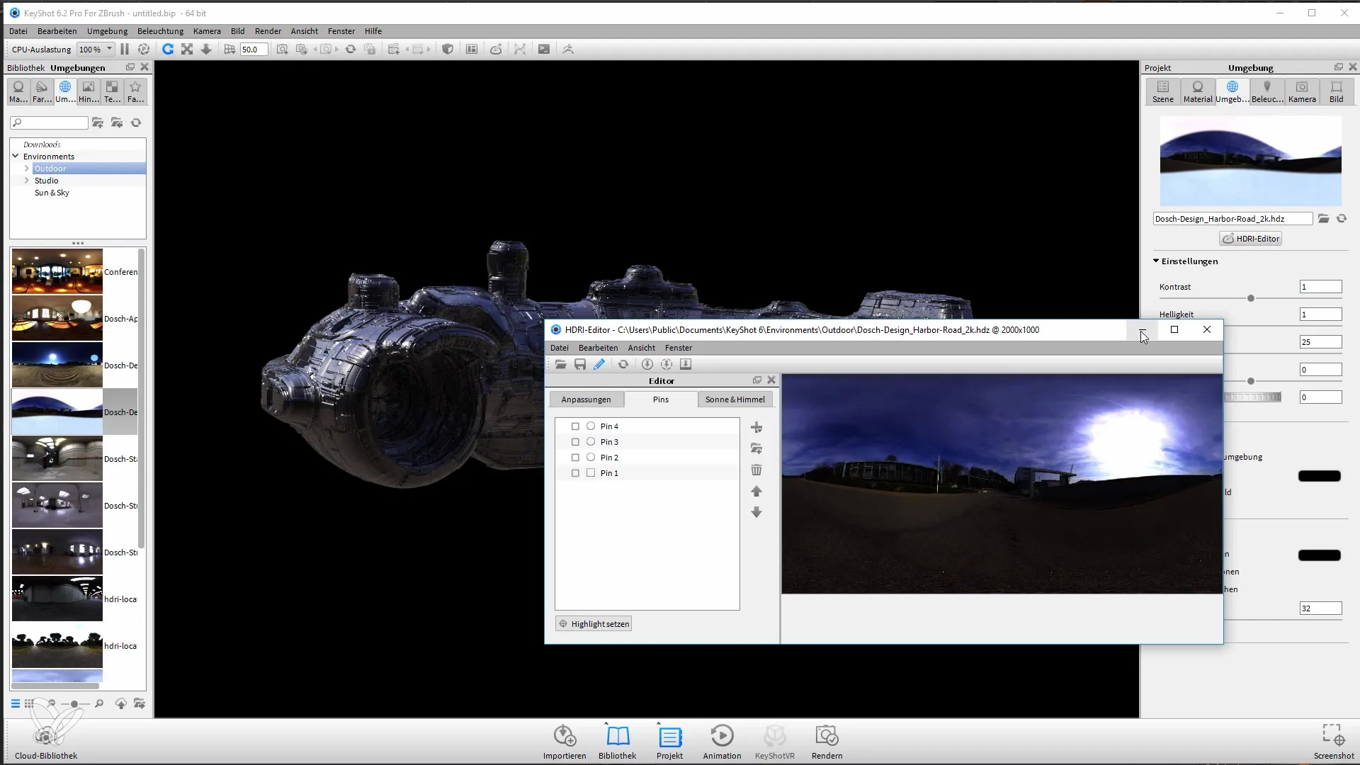 ZBrush-modellen efficiënt renderen in Keyshot