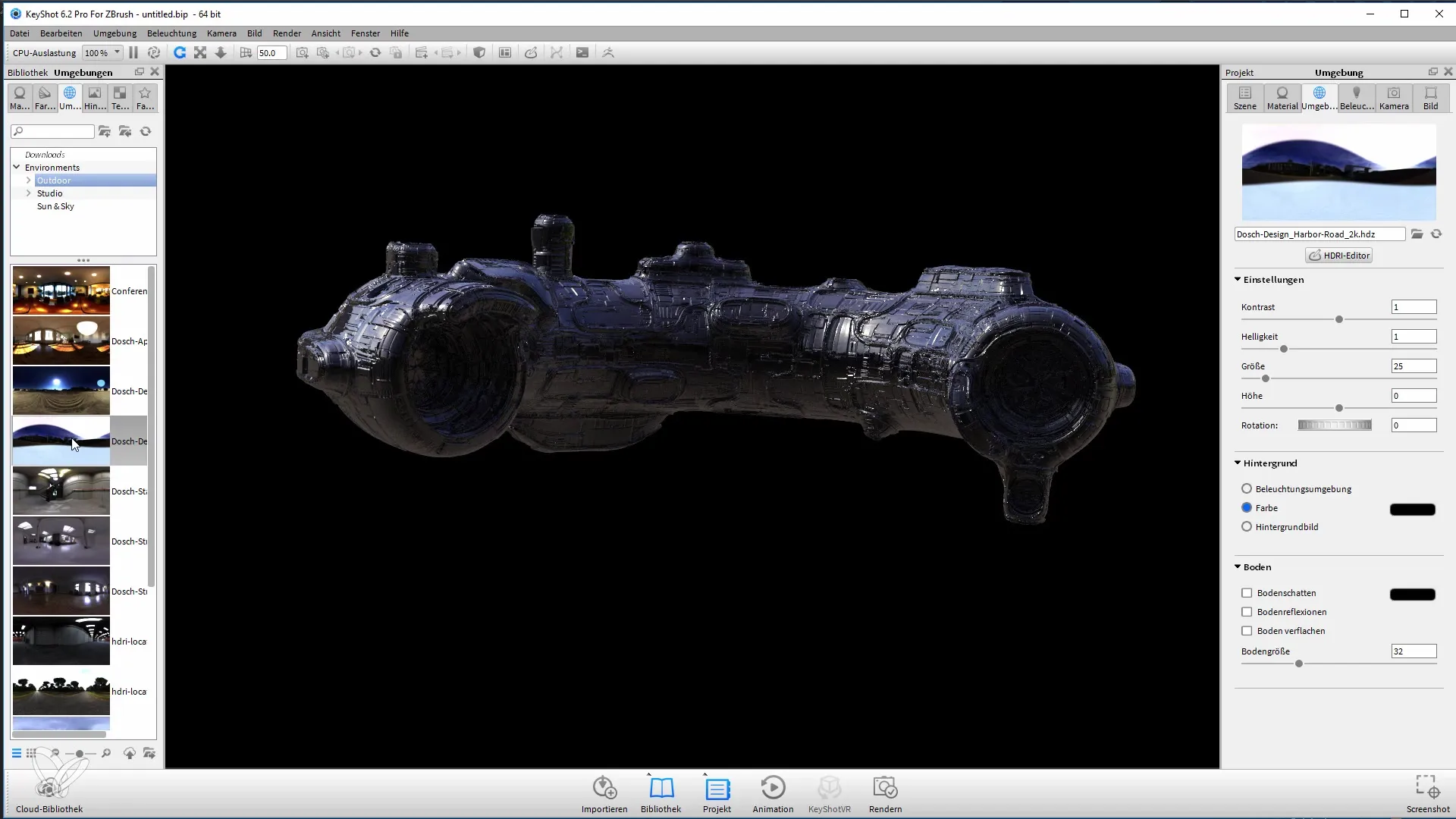 ZBrush-modellen efficiënt renderen in Keyshot